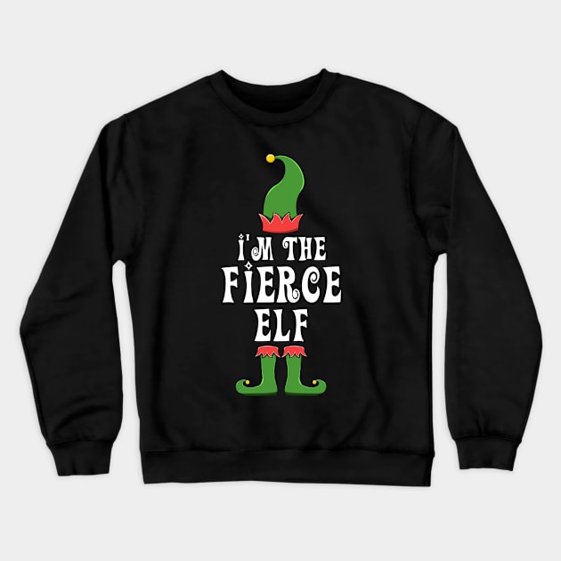 Fierce Elf for Matching Family Group Crewneck Sweatshirt by jkshirts